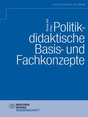 cover image of Politikdidaktische Basis- und Fachkonzepte